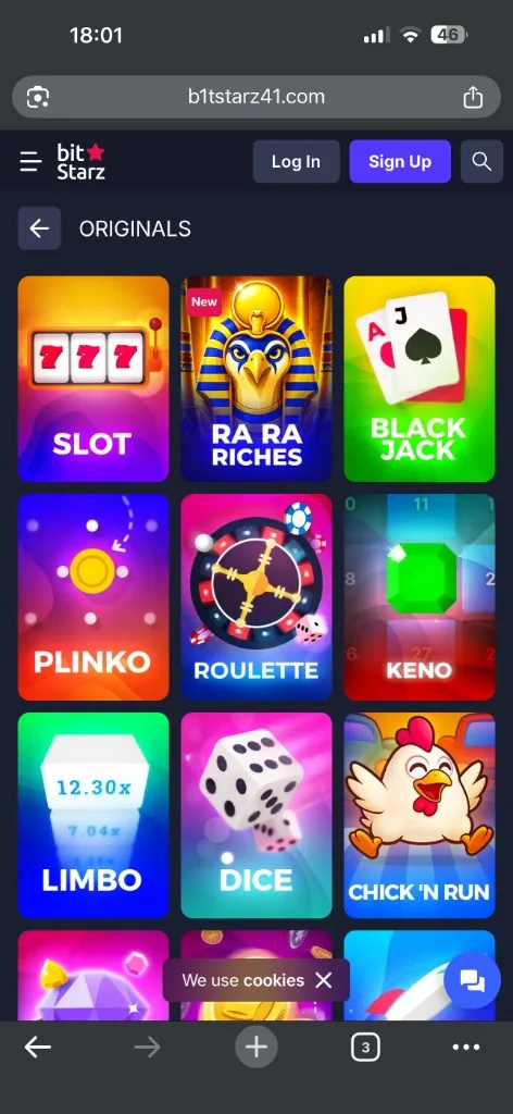 BitStarz Originals – mreža lastnih iger