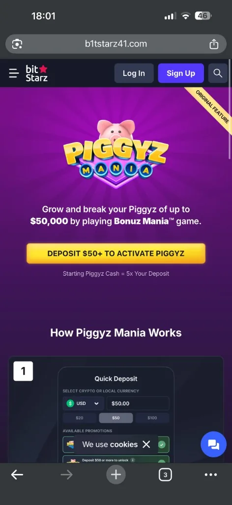 BitStarz Piggyz Mania promocija